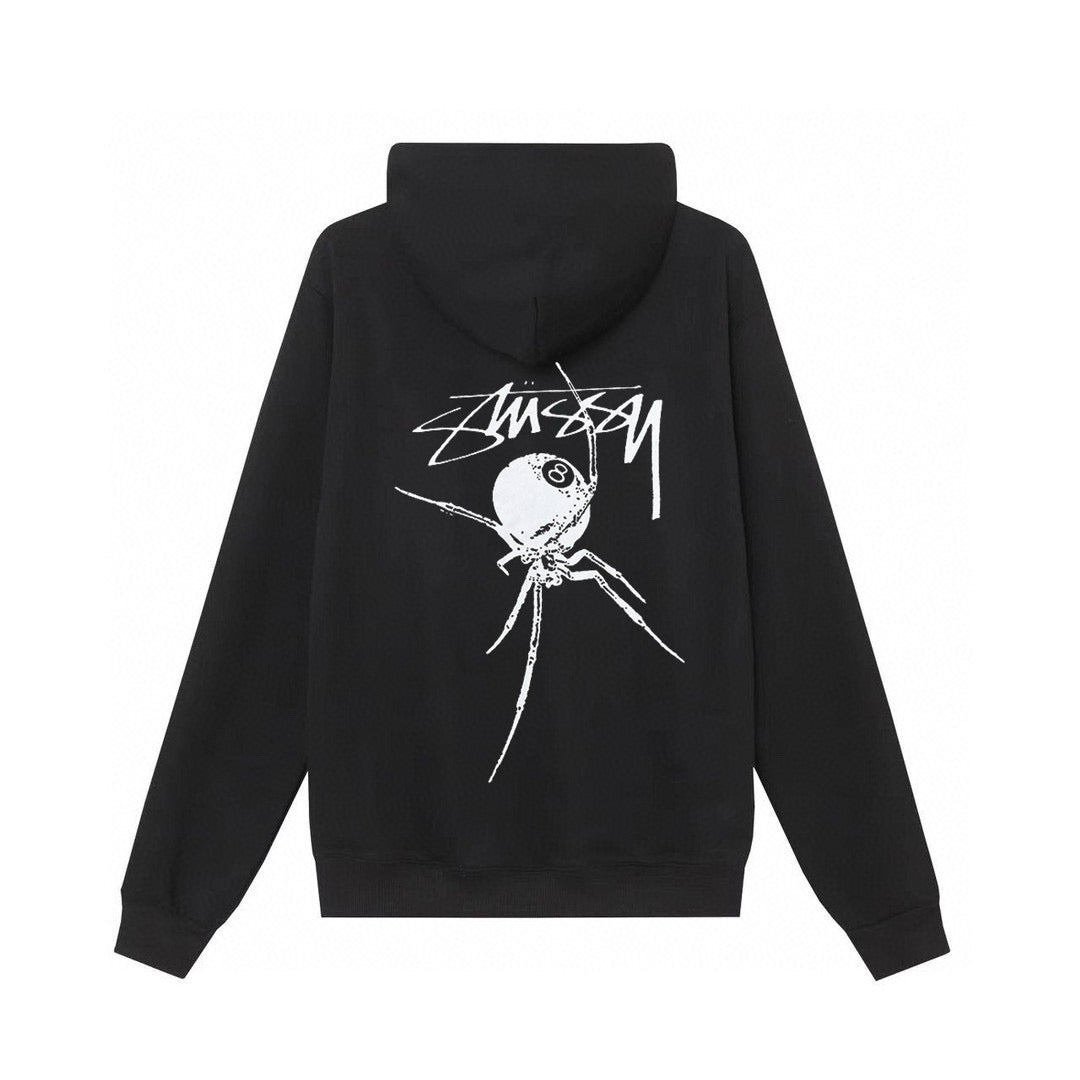Stüssy Spider Hoodie - שחור