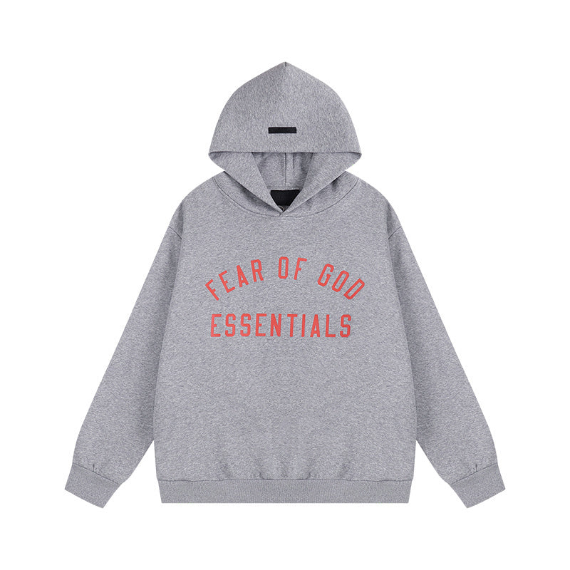 אפור/אדום - FOG Essentials Hoodie