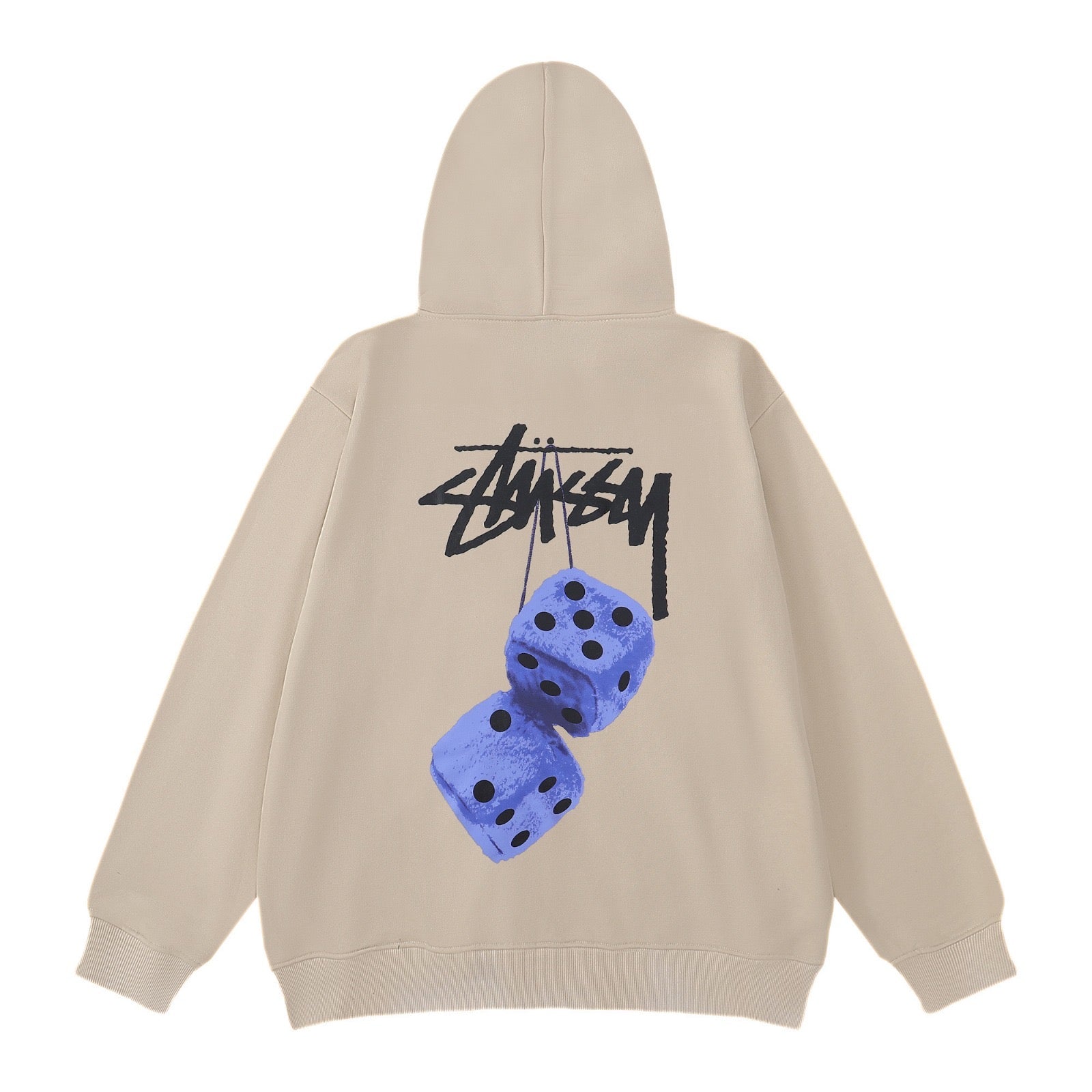 Stüssy Spider Hoodie - בז׳