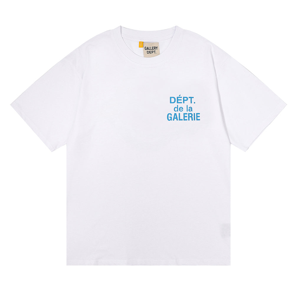 Dépt. De La Galerie T Shirt - White \ blue
