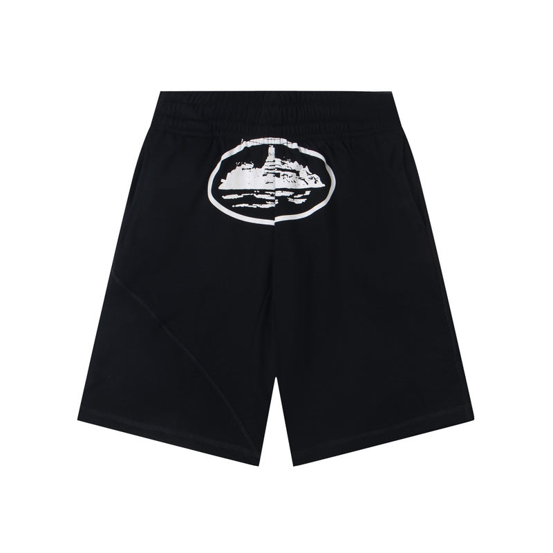 Corteiz Alcatraz Logo Shorts - Black