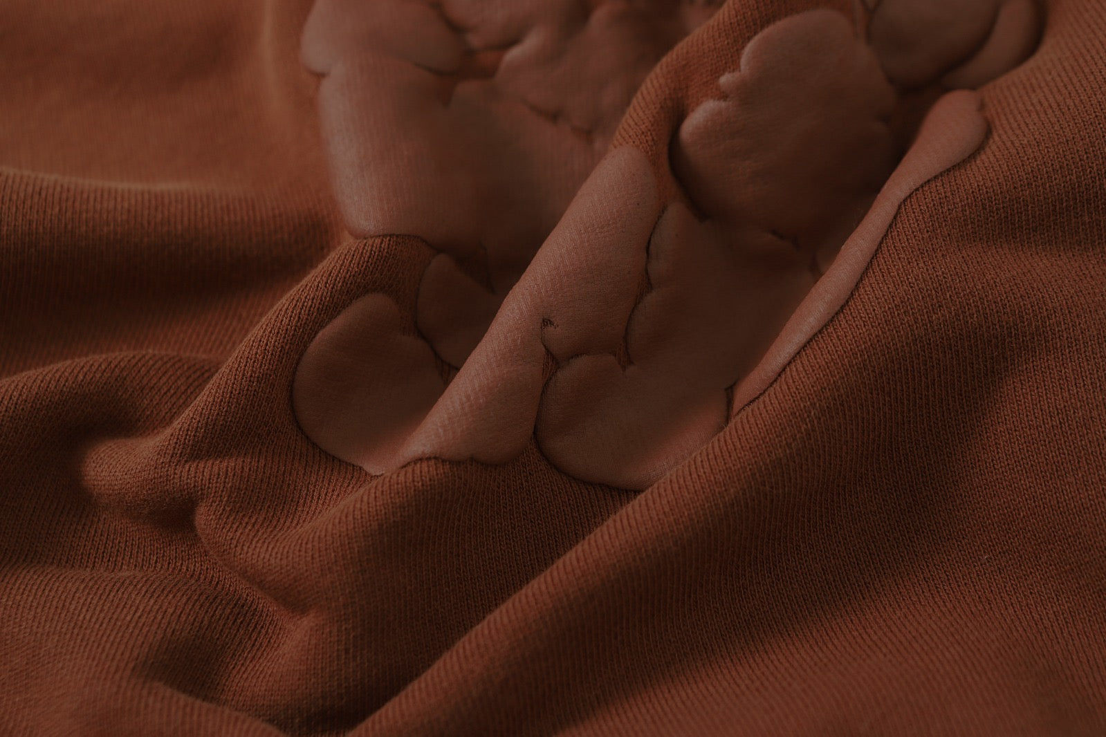 Denim trs faded Tracksuit - חום