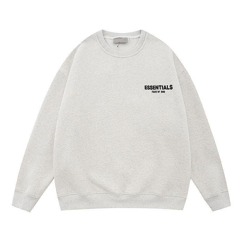 לבן - Essentials classic sweater