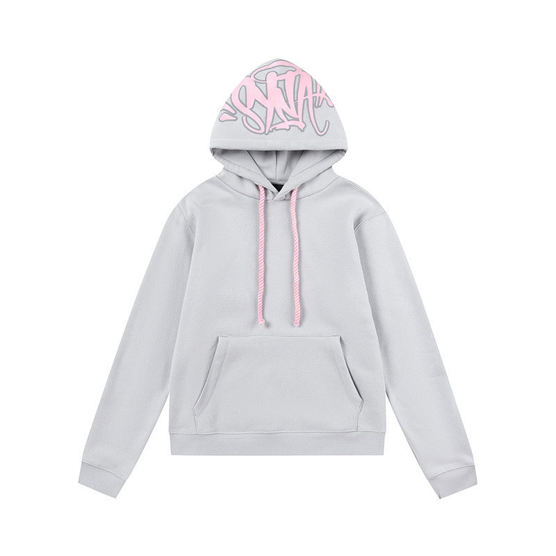 Syna World hoodie - אפור/ורוד