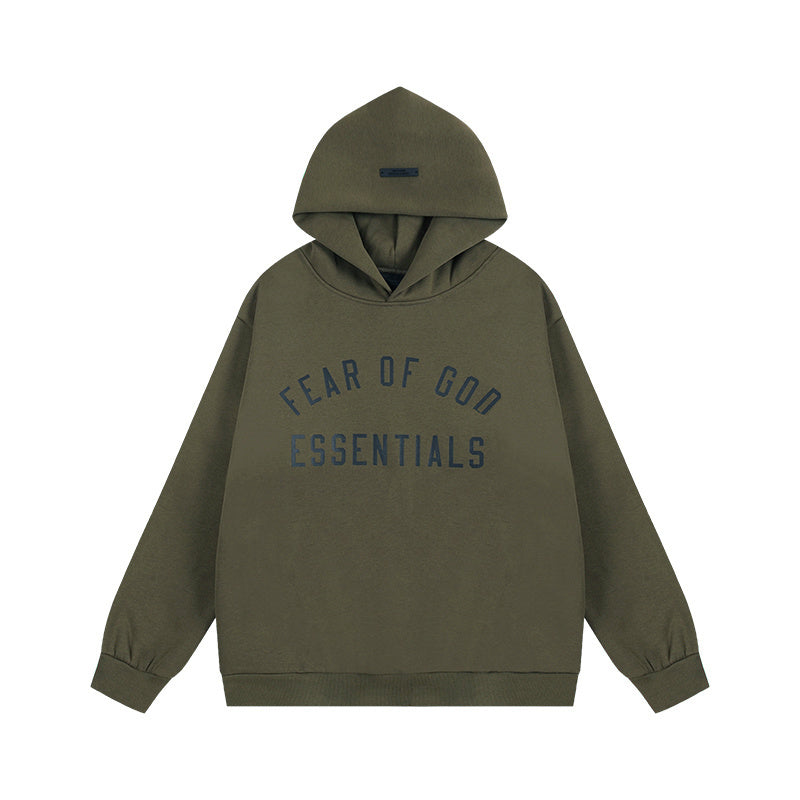 ירוק זית/שחור - FOG Essentials Hoodie