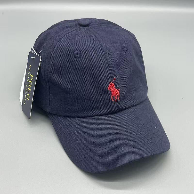 polo ralph lauren hat - כחול/אדום