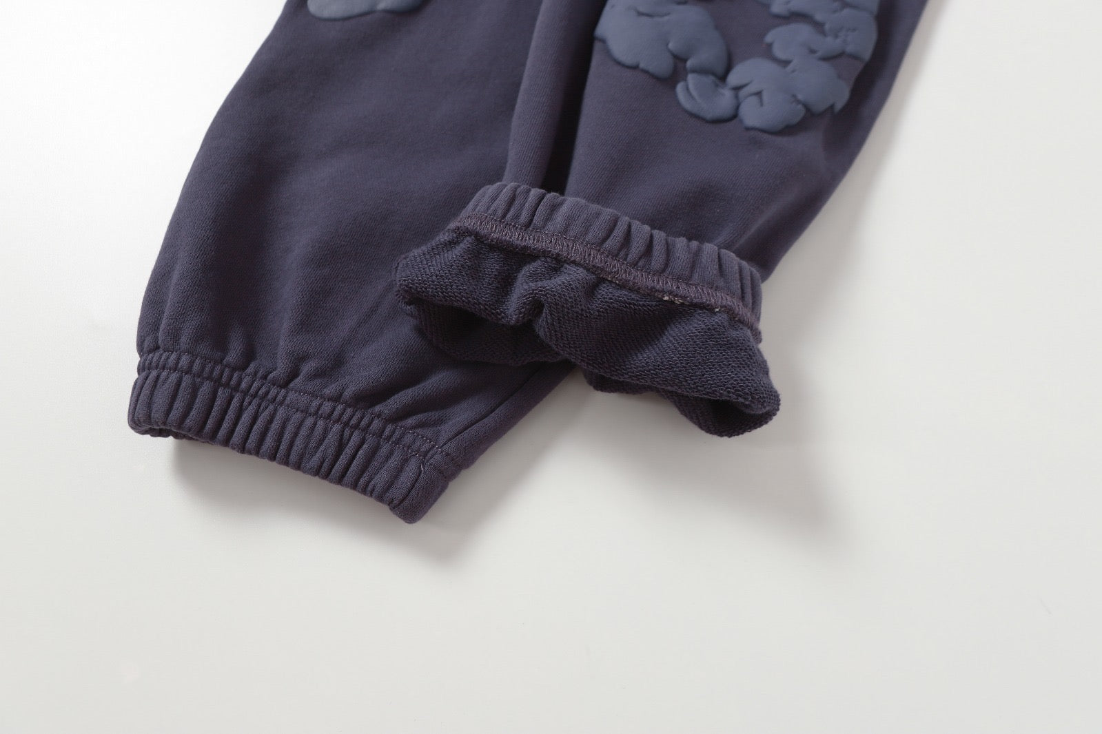 Denim trs faded Tracksuit - כחול