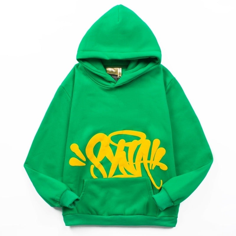 Syna World hoodie - ירוק/צהוב