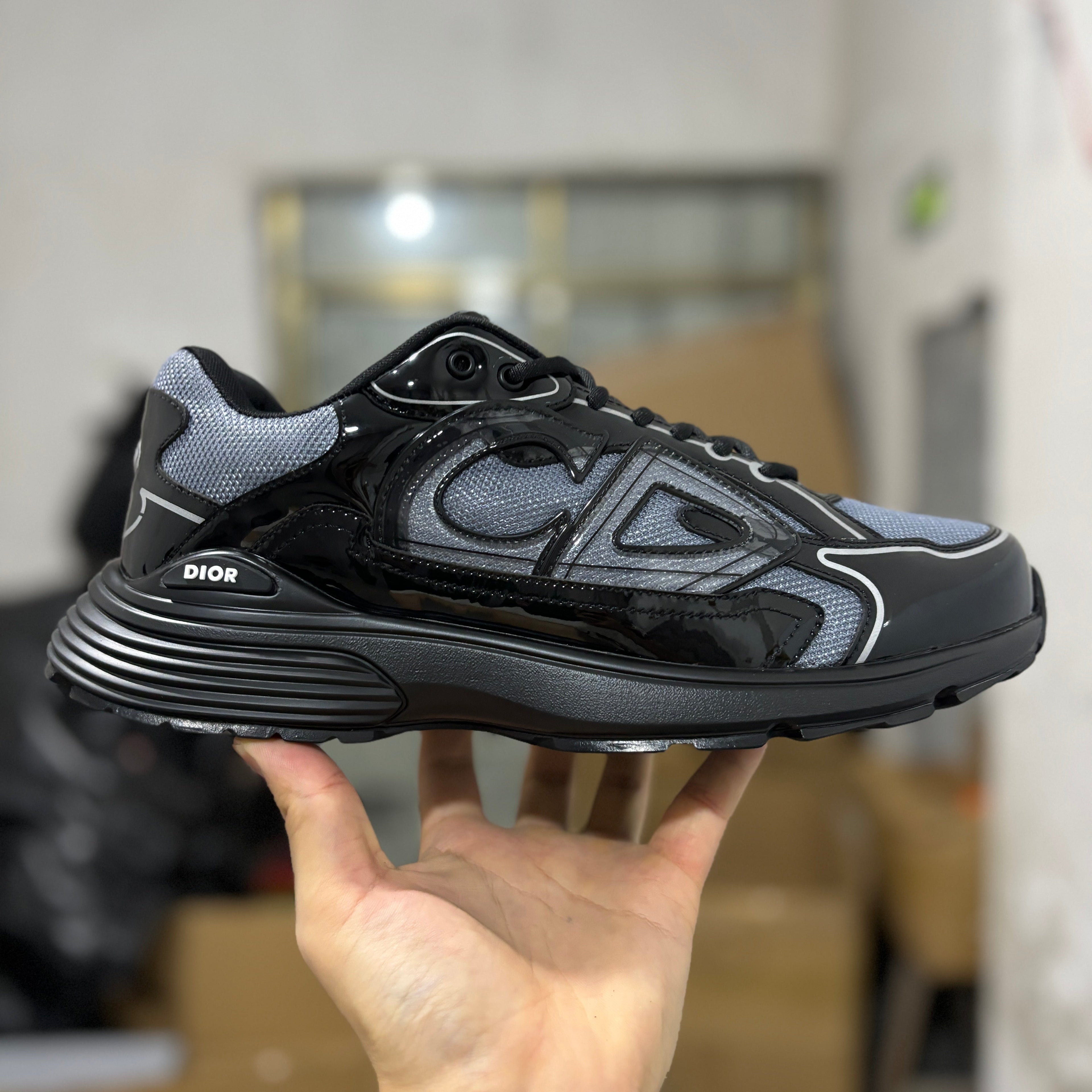 Dior B30 Sneaker - Beige/Nevy