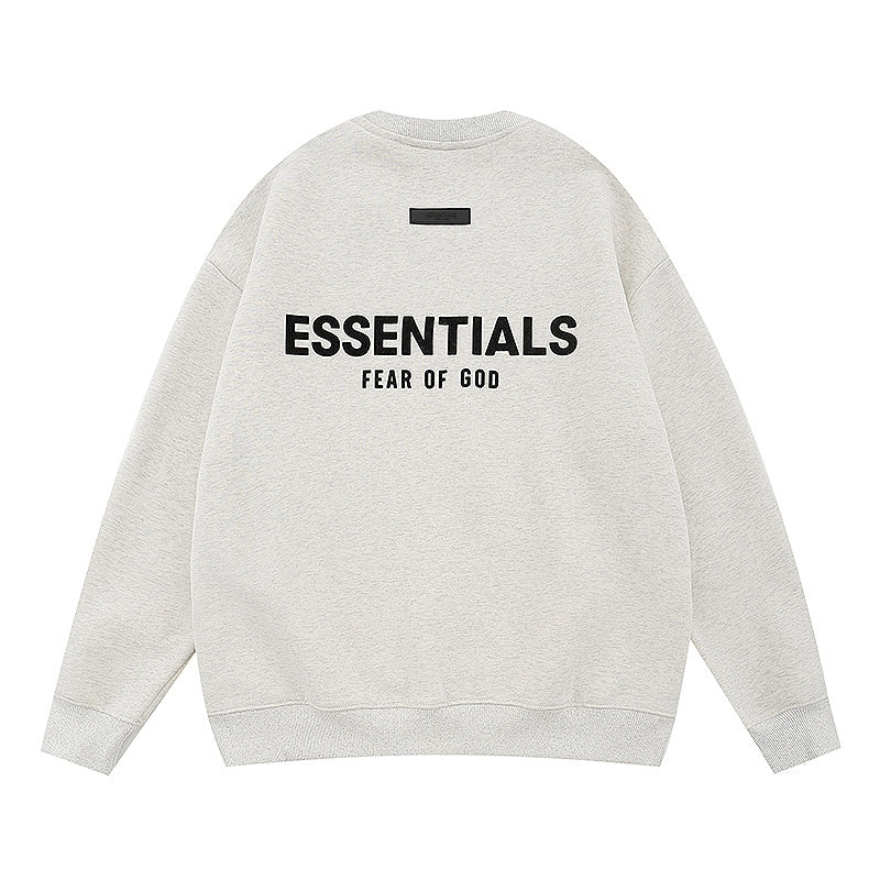 לבן - Essentials classic sweater