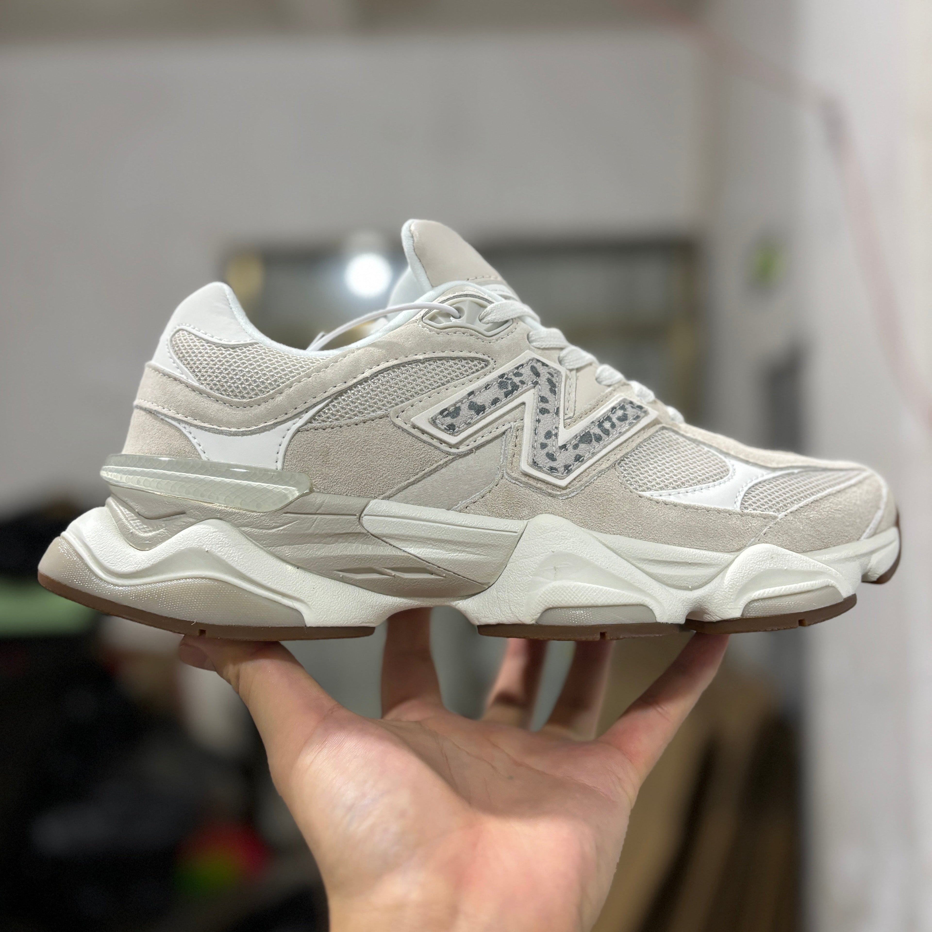 New Balance 9060 - White Leopard