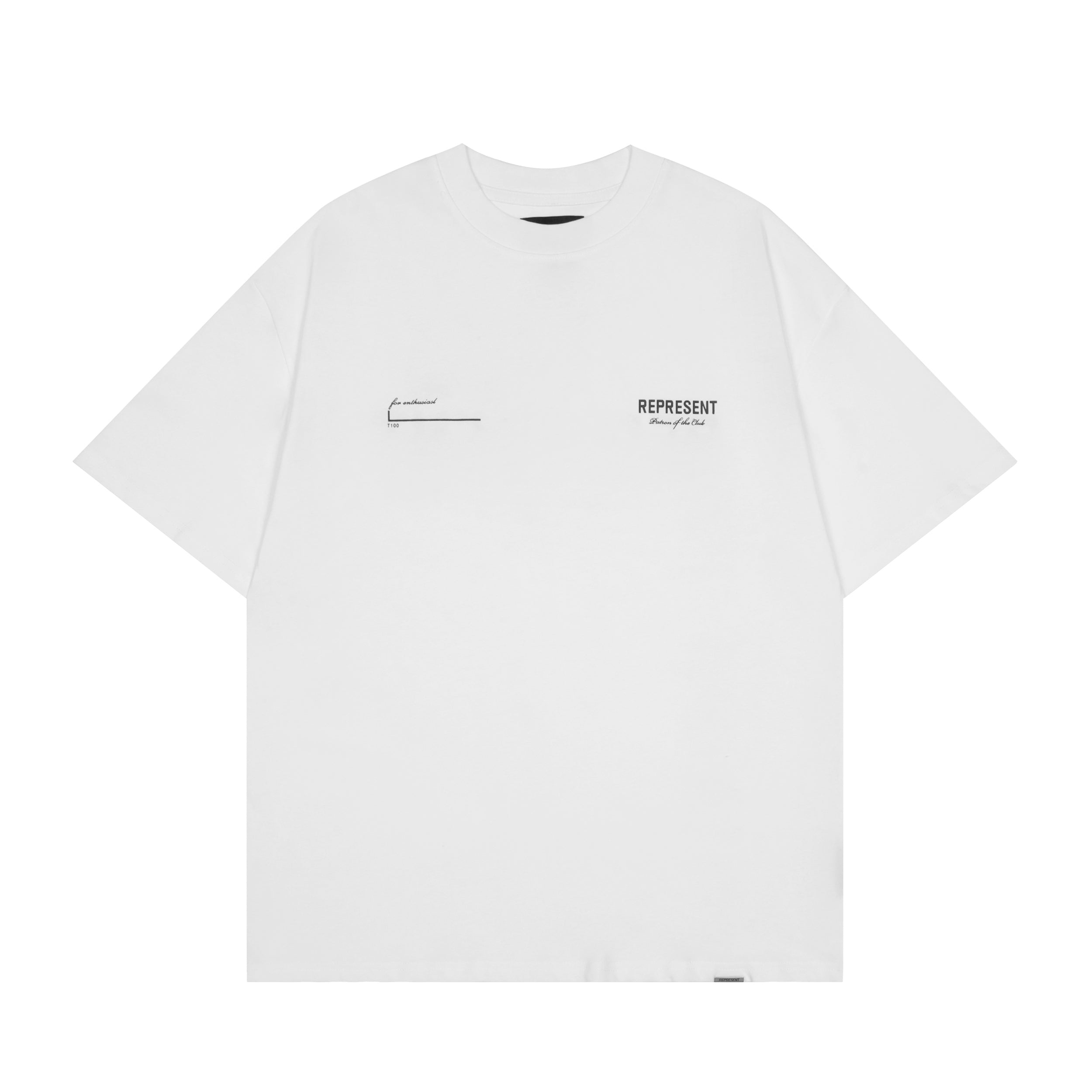 Represent Patron T Shirt - White