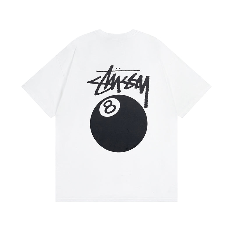 Stüssy 8 Ball Tee white