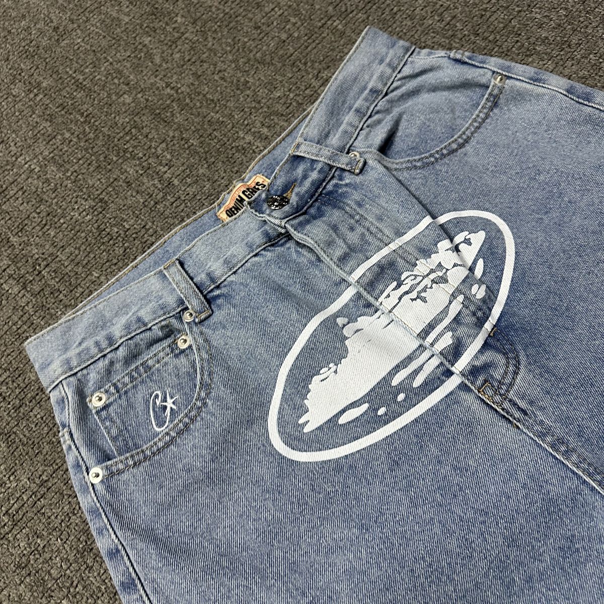 Corteiz Denim Shorts