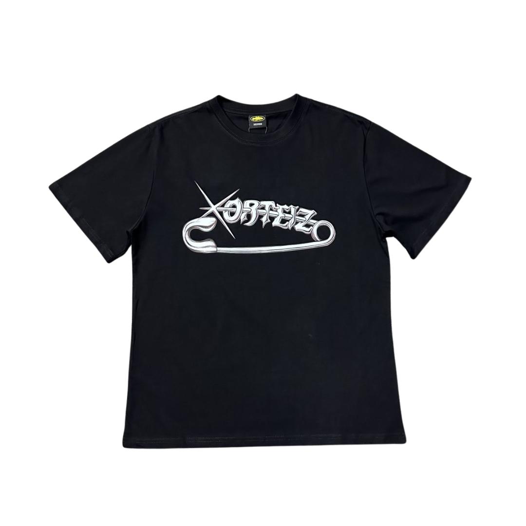 Corteiz "Safety Pin" Tee - Black