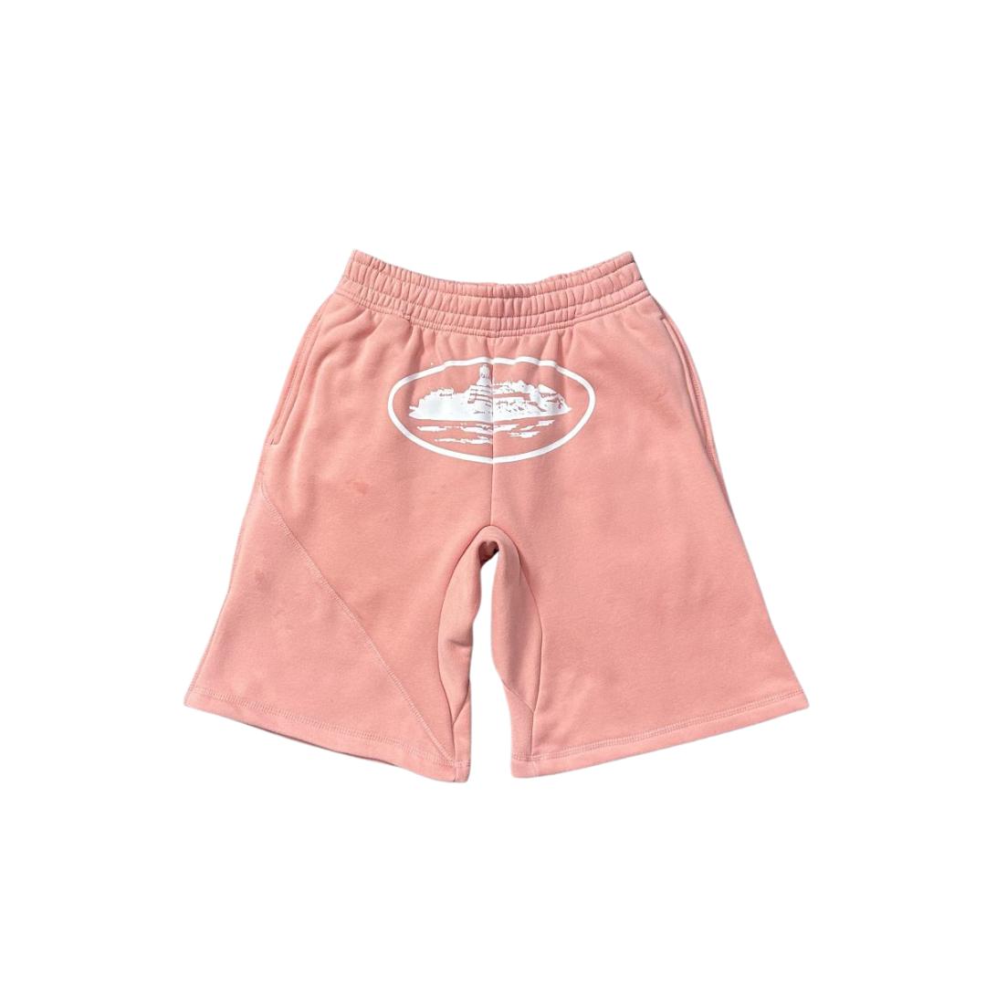 Corteiz Alcatraz Logo Shorts - Pink