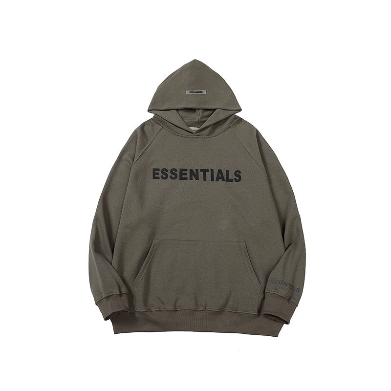 ירוק - Essentials big logo Hoodie