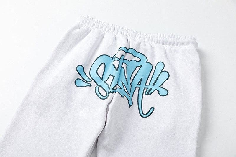 Syna World tracksuit - לבן/תכלת