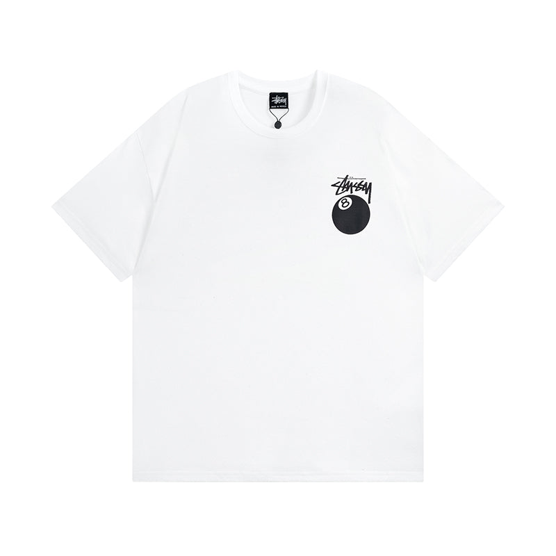 Stüssy 8 Ball Tee white