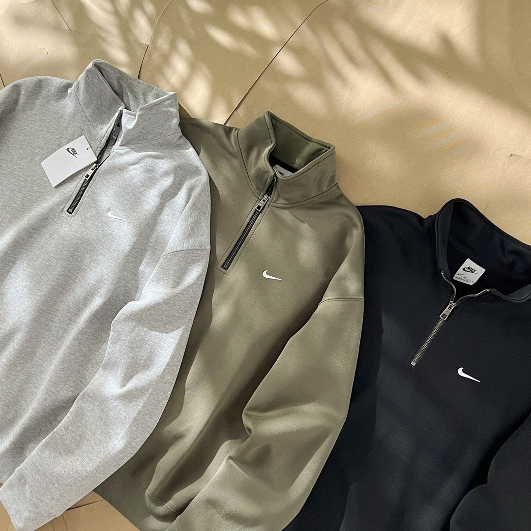 שחור/לבן  - Nike Sportswear Fleece