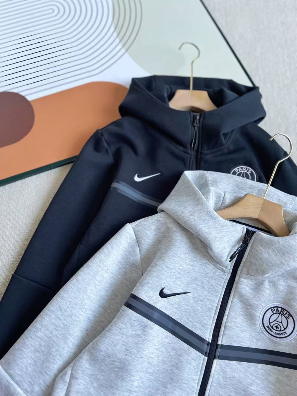 אפור - Nike Tech PSG Tracksuit