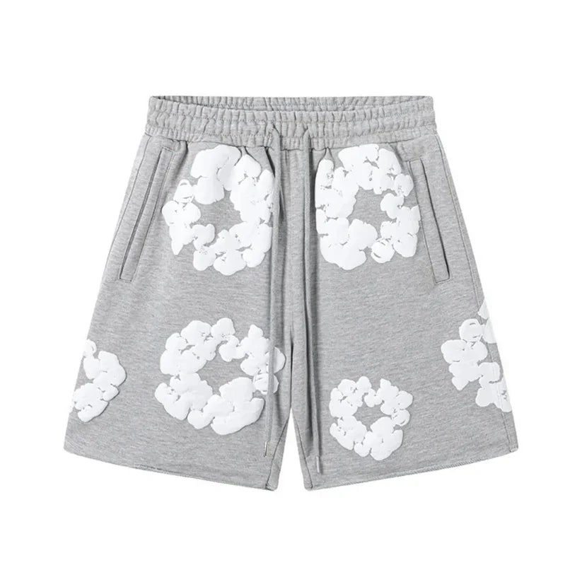 Denim Trs Shorts Grey