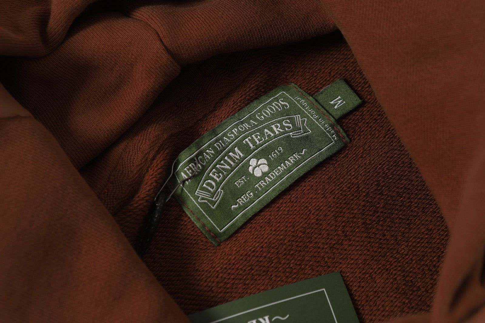 Denim trs faded Tracksuit - חום