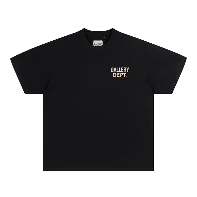 Gallery Dept Hollywood T Shirt - Black / Beige