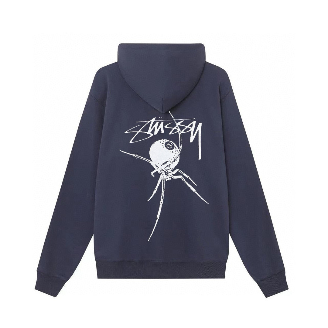 Stüssy Spider Hoodie - כחול