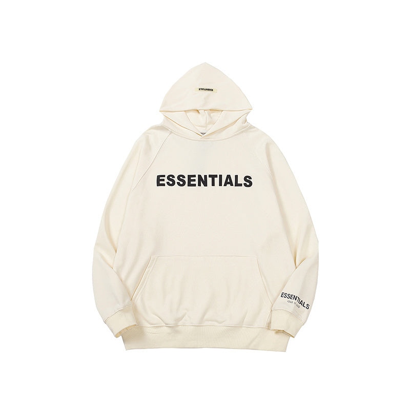 שמנת - Essentials big logo Hoodie