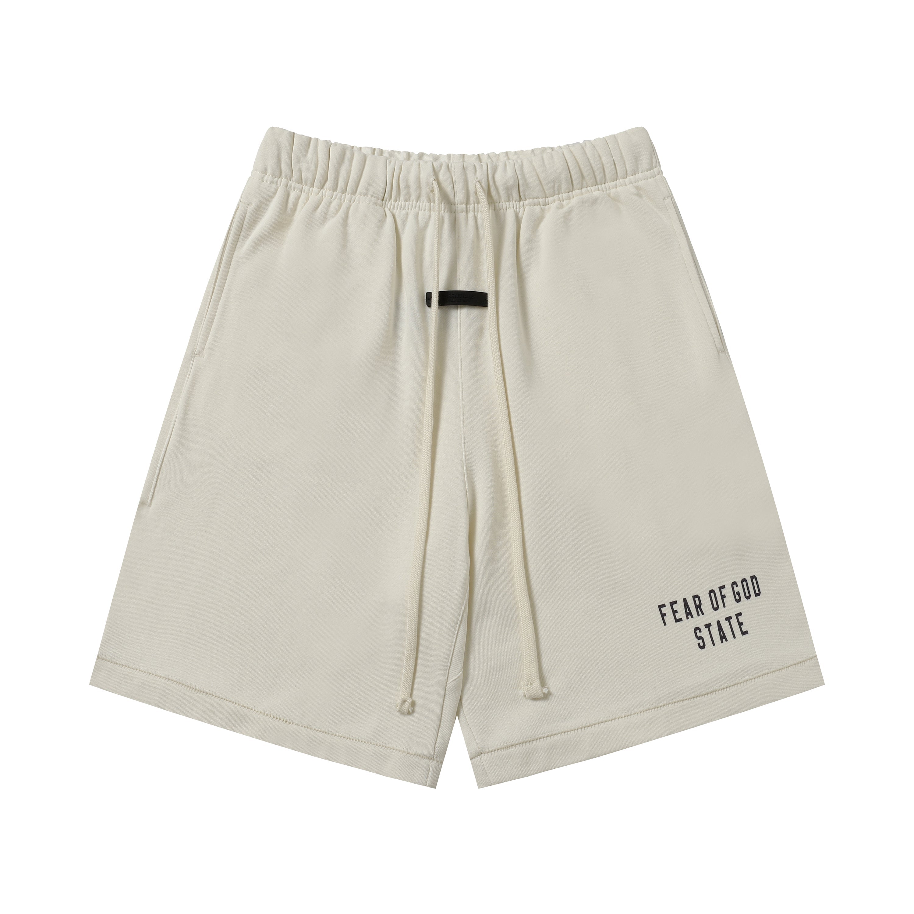 Essentials State Shorts - Off White/Grey