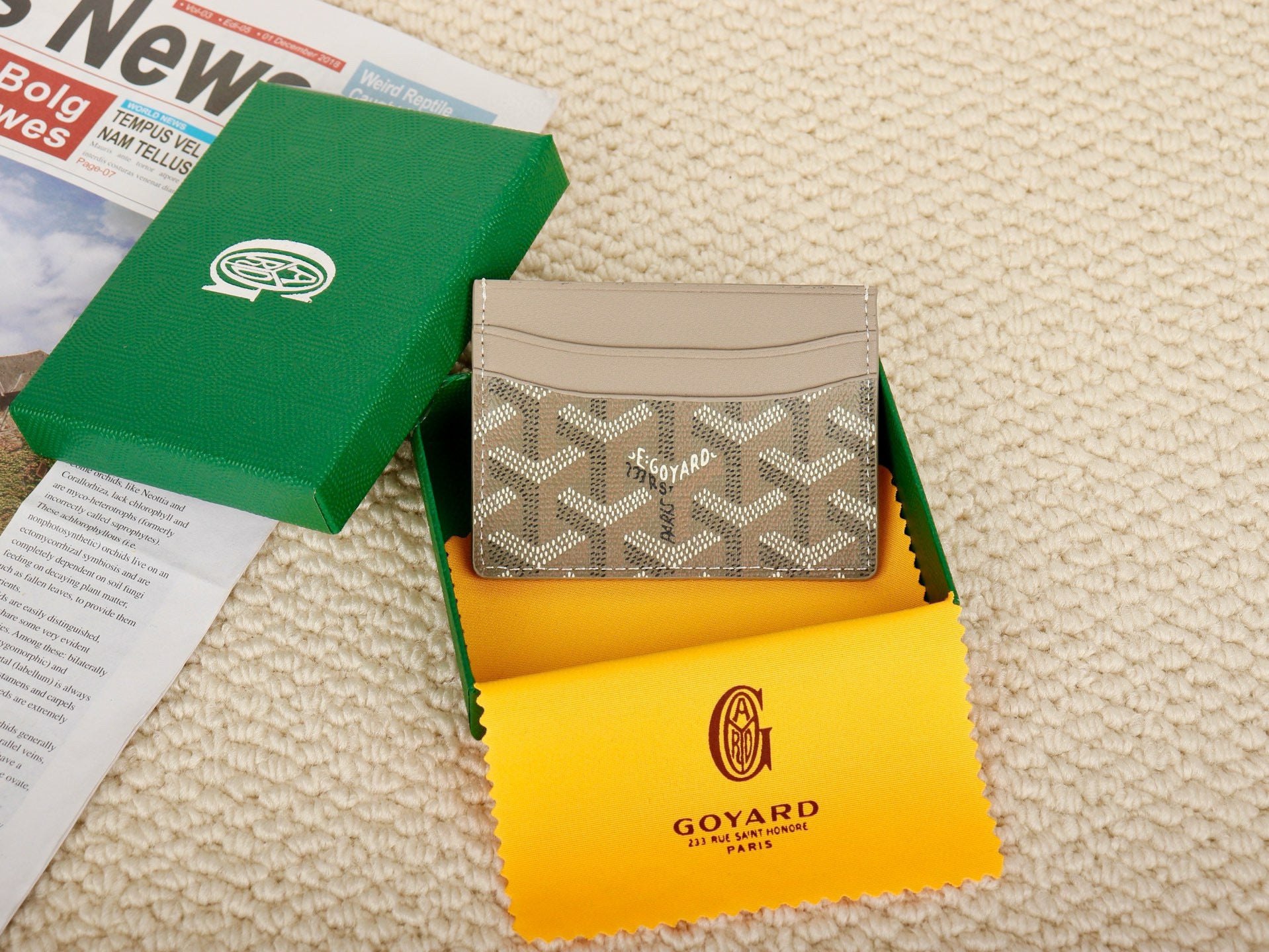 Goyard Wallet - 'בז