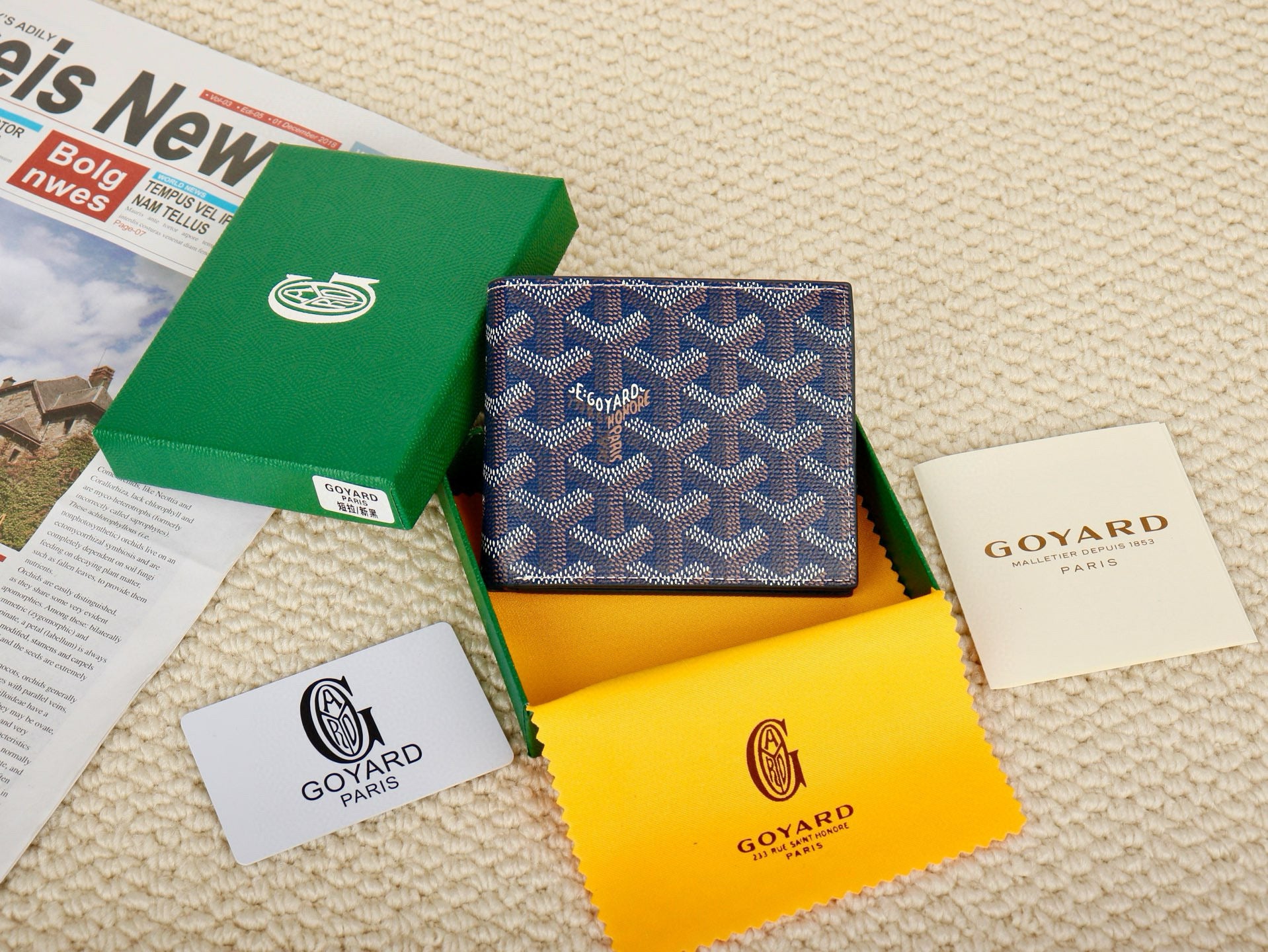 Goyard Wallet - כחול