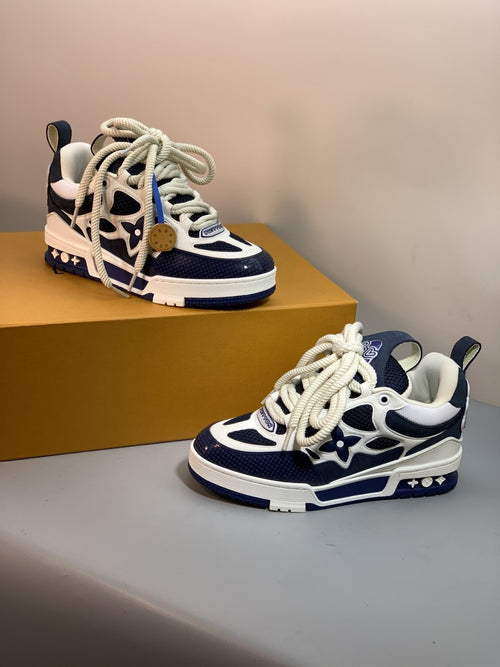 LV Trainer Sneaker - Blue/White