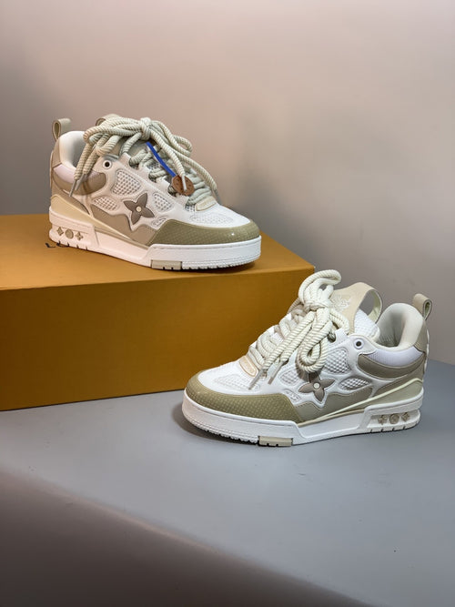 LV Trainer Sneaker - White/Beige