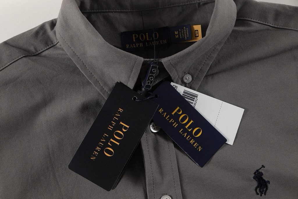 Polo Ralph Lauren Oxford Shirt - אפור