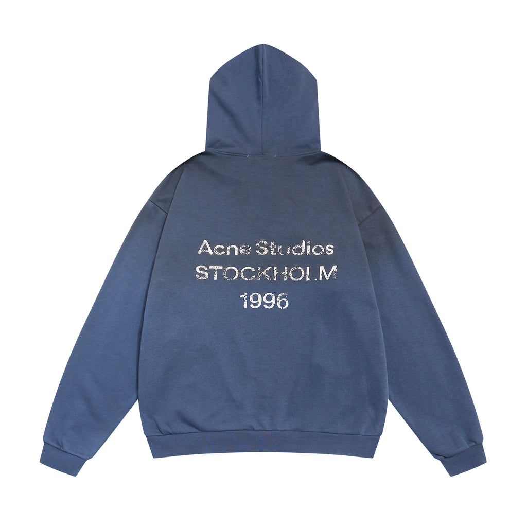 Acne Studios Hoodie - תכלת דהוי