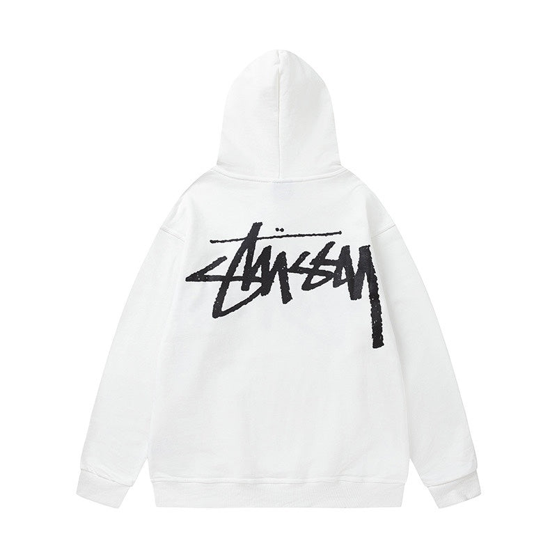 STUSSY HOODIE - לבן