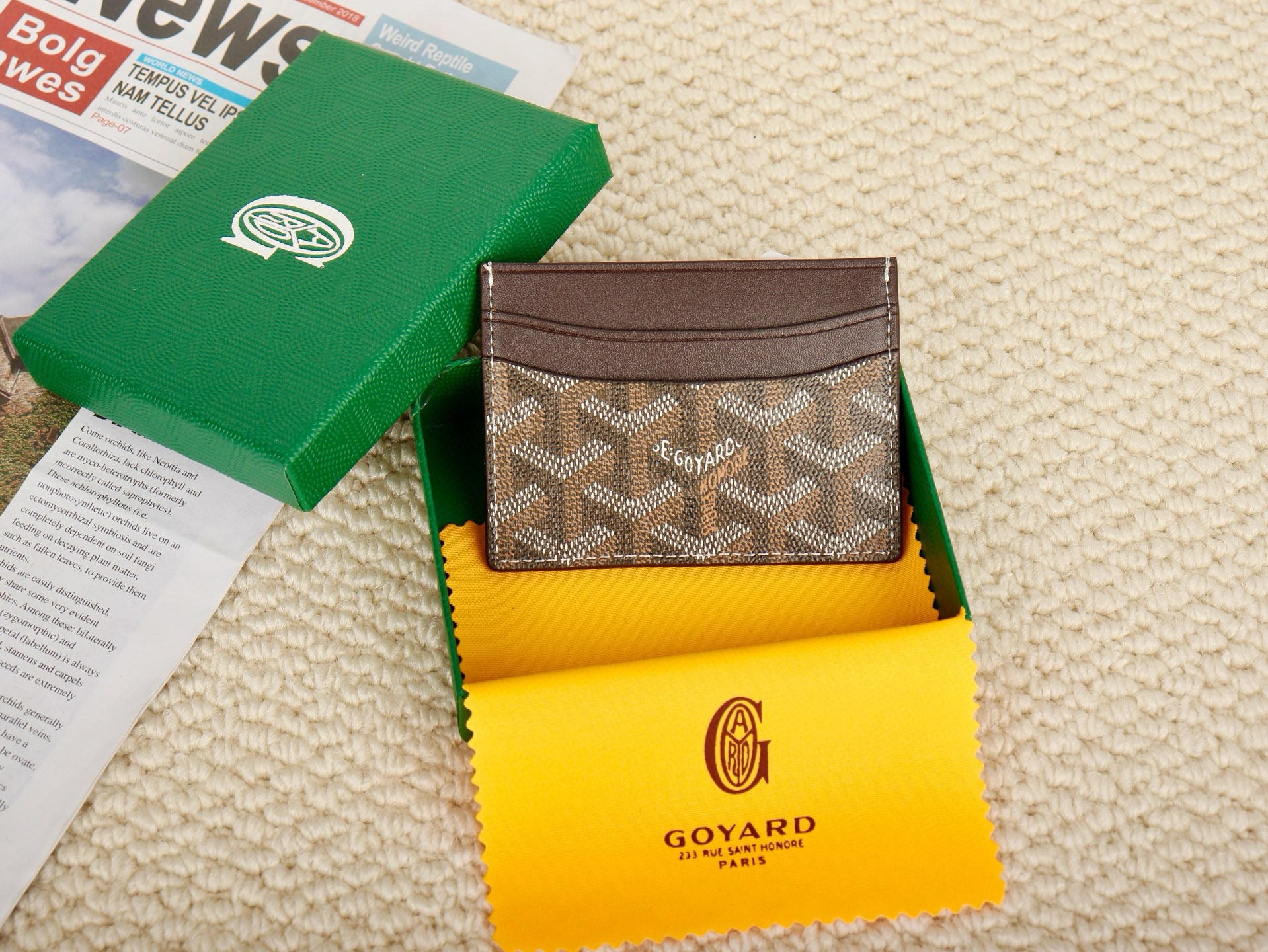 Goyard Wallet - שחור ברונז