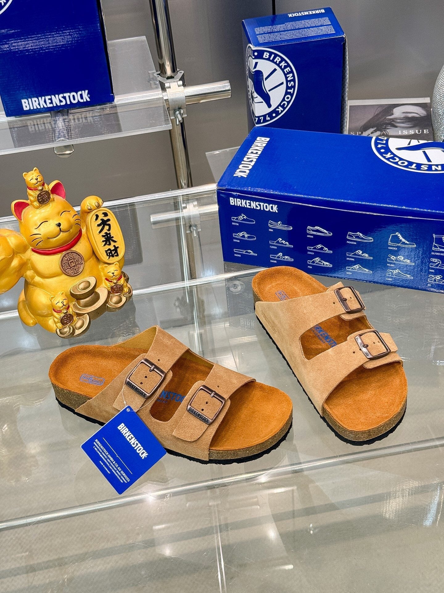 Birkenstock Arizona - בז' קלאסי