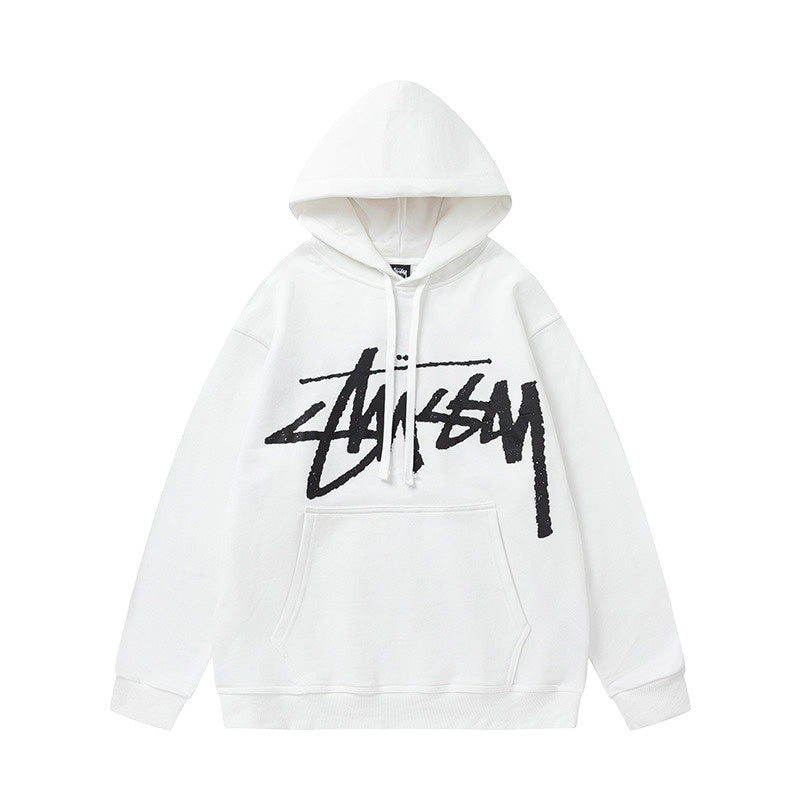 STUSSY HOODIE - לבן