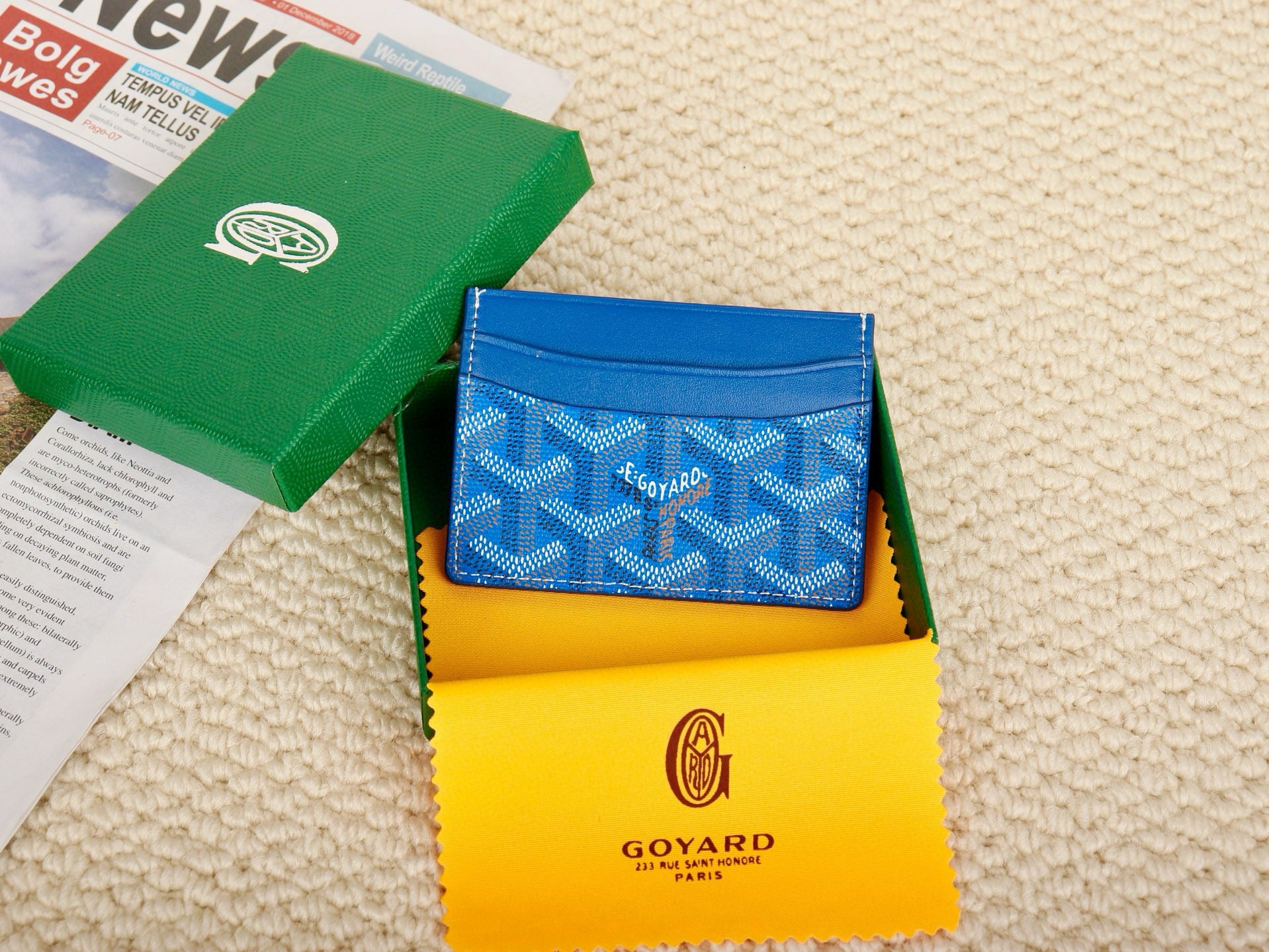 Goyard Wallet - כחול
