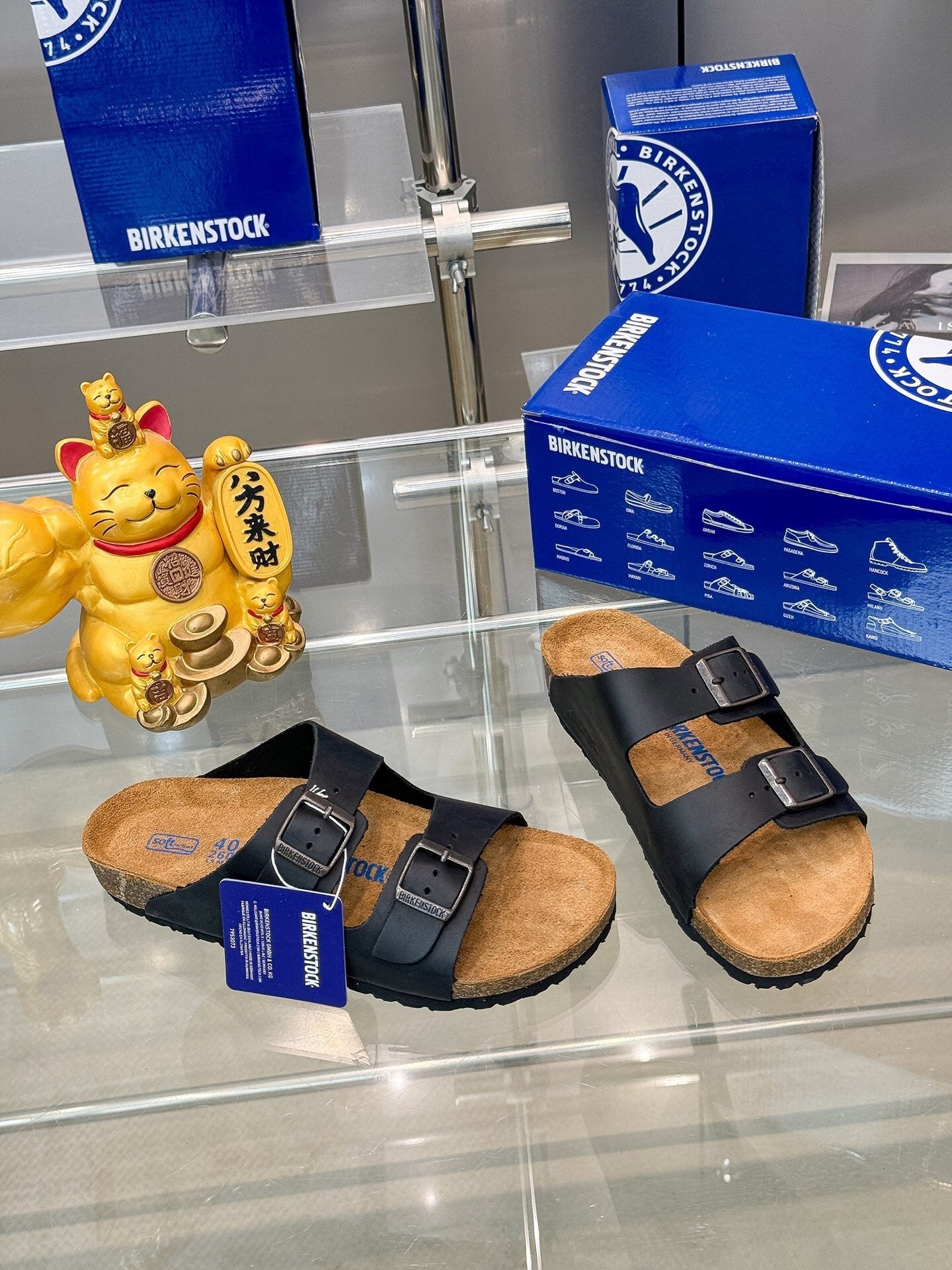 Birkenstock Arizona - שחור