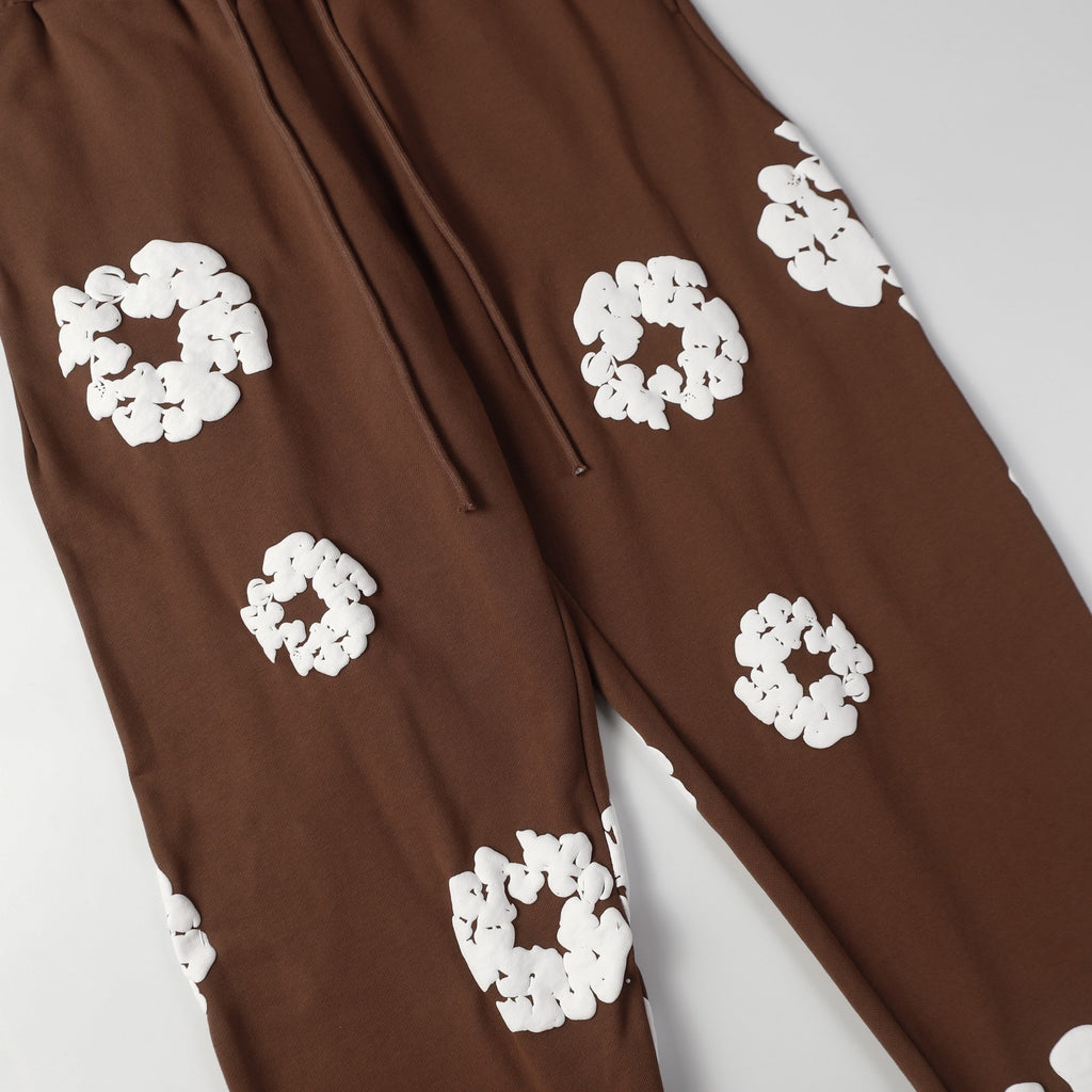 Denim trs pants - חום