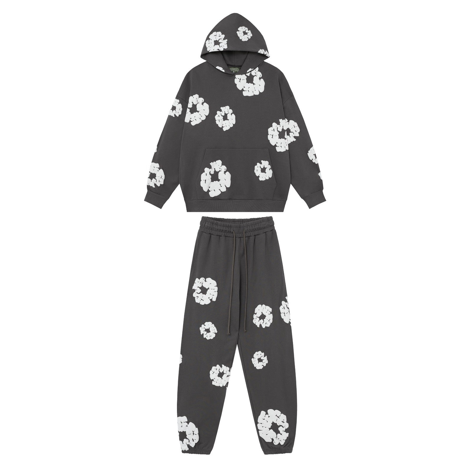 Denim trs Tracksuit - אפור