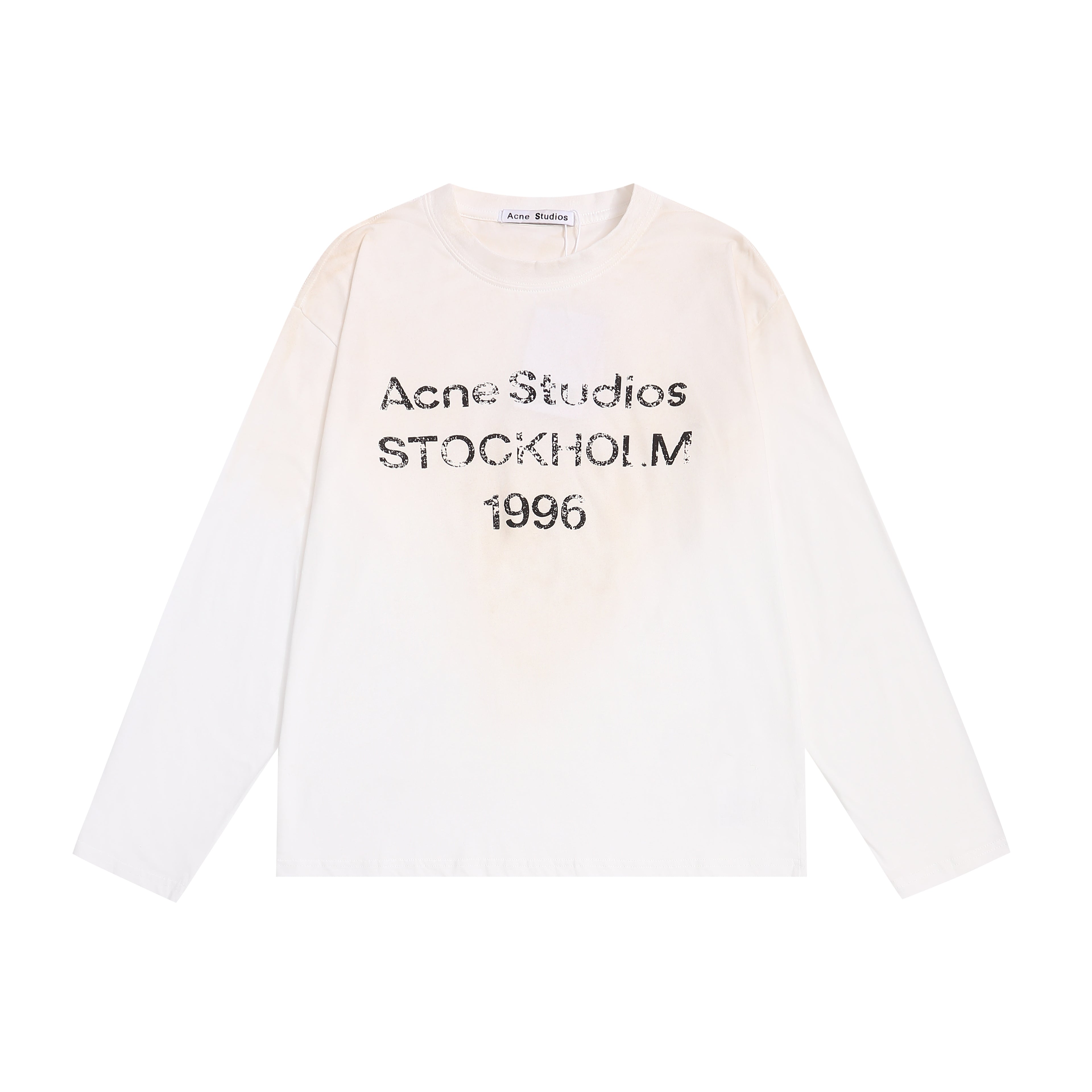 Acne Studios long shirt - לבן דהוי