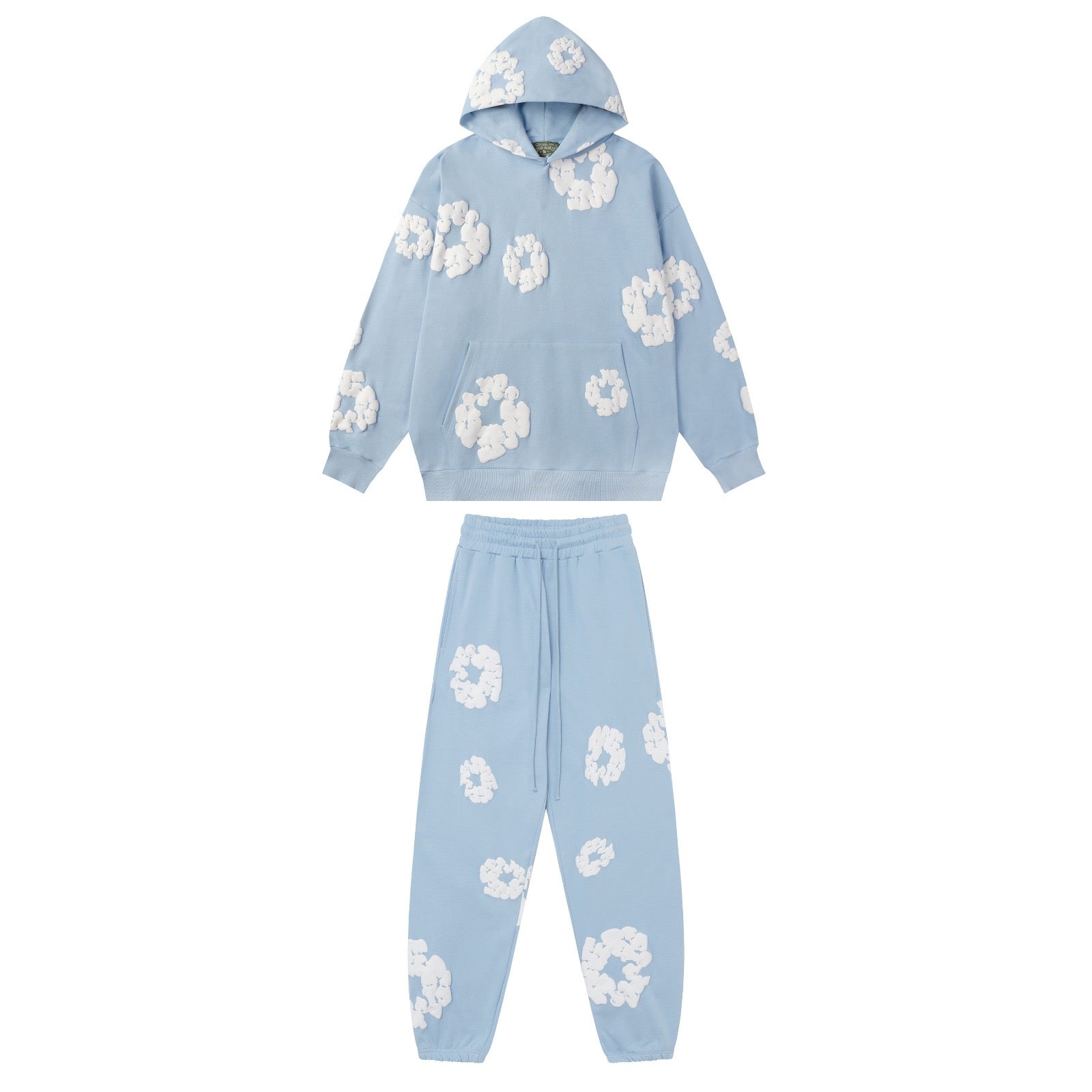 Denim trs Tracksuit - תכלת