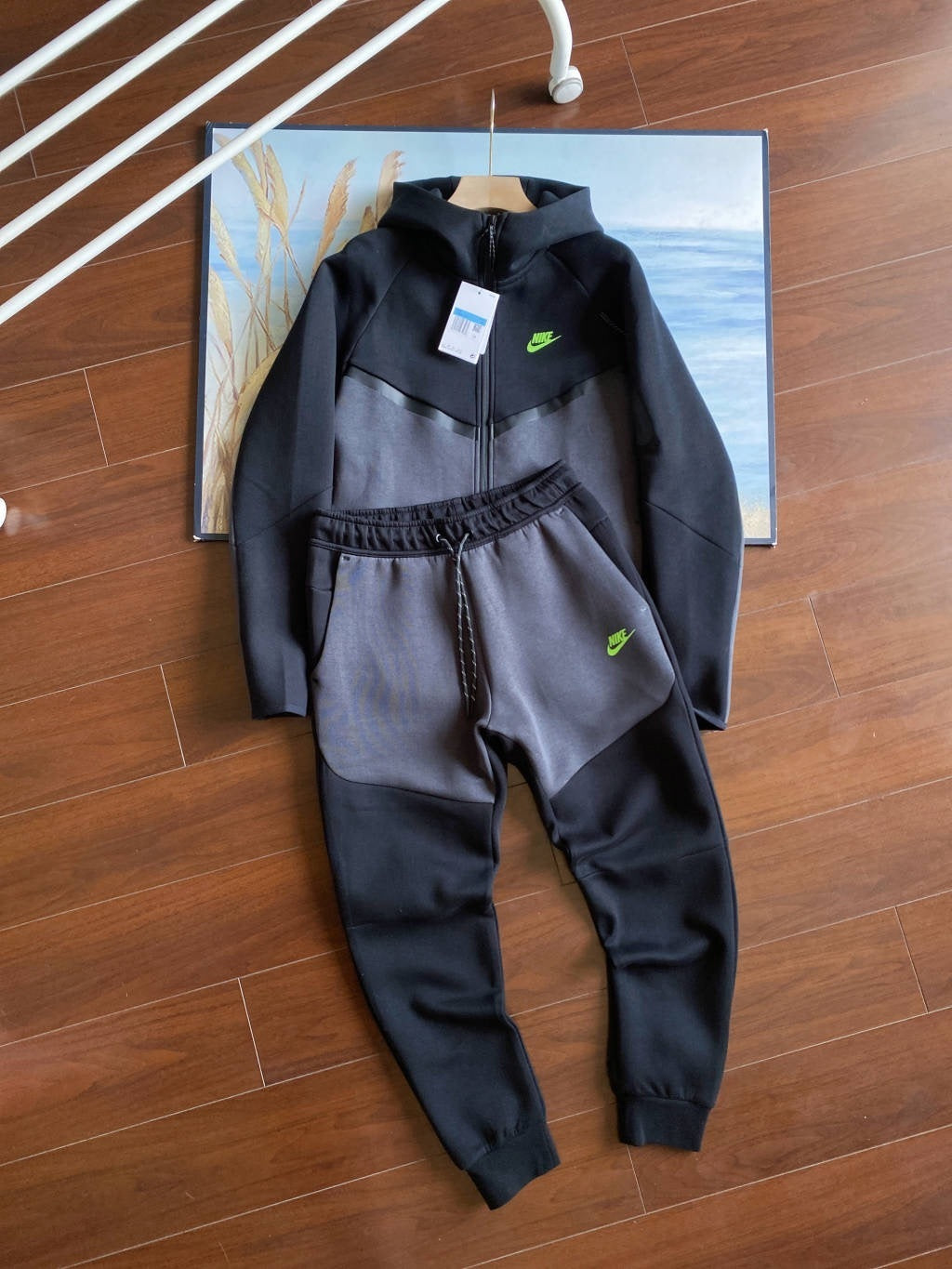 שחור/אפור - Nike Tech Tracksuit