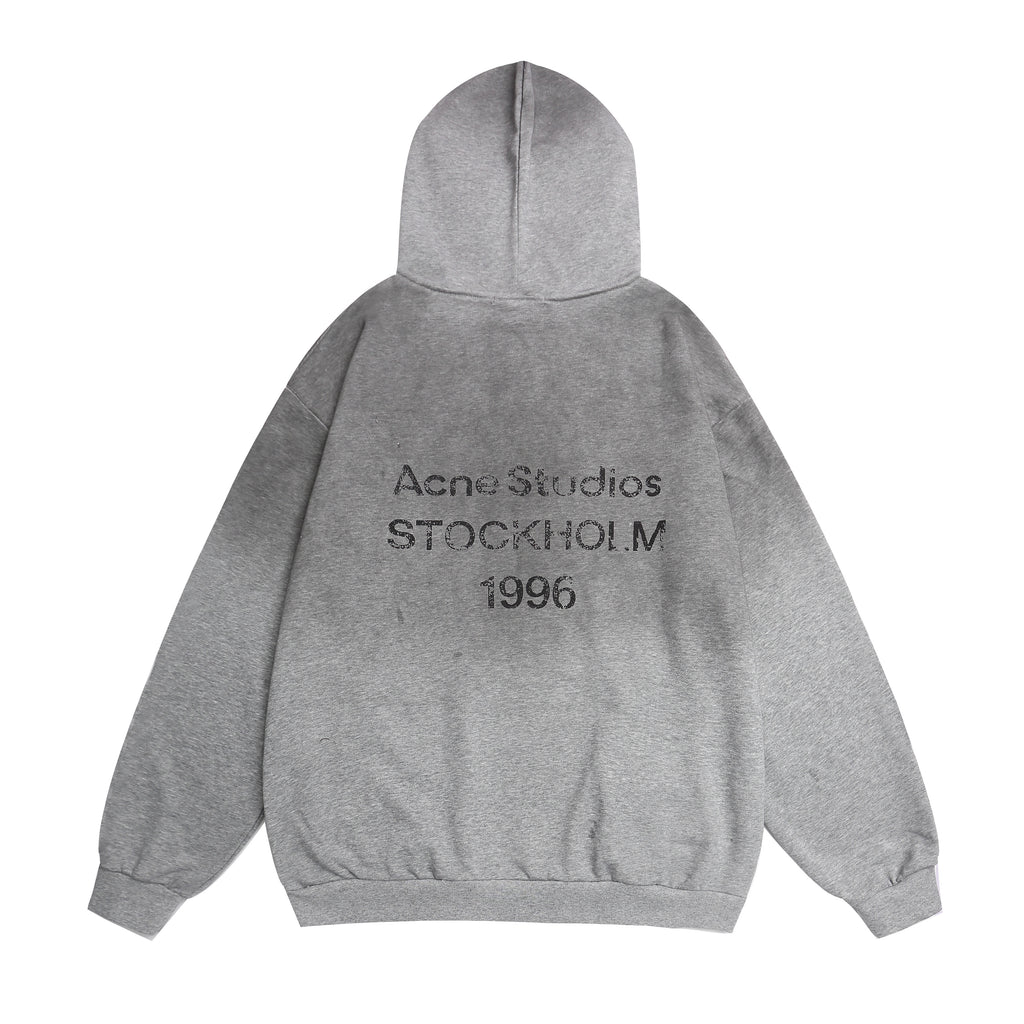 Acne Studios Hoodie - אפור דהוי