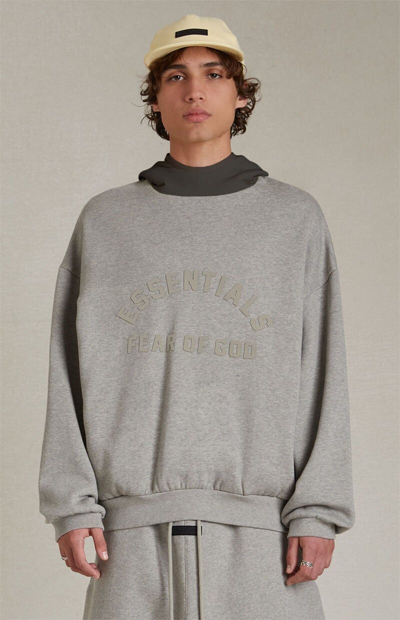 Essentials hoodie - אפור